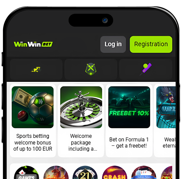 WinWinBet main window screenshot
