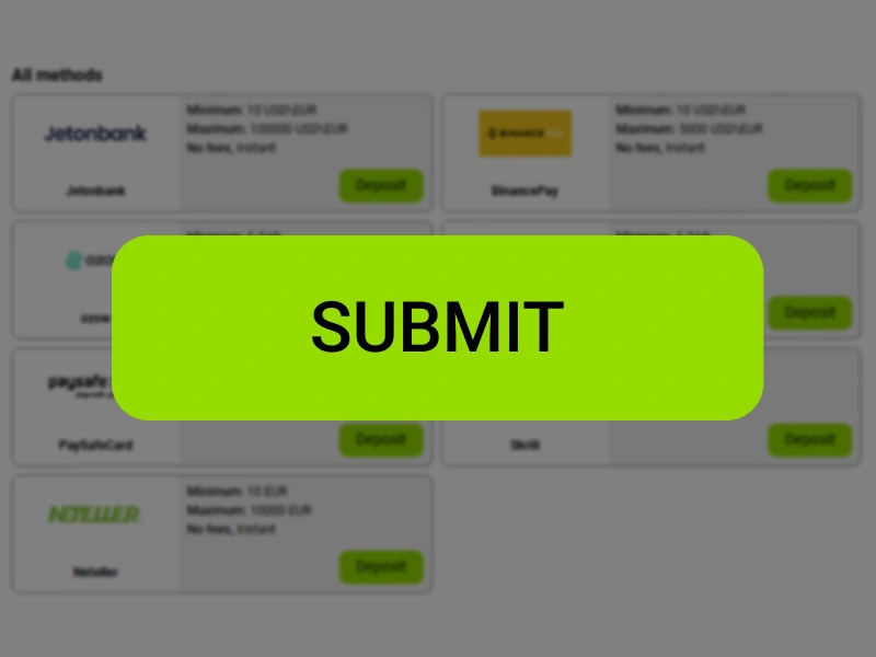 submit button, step 8.
